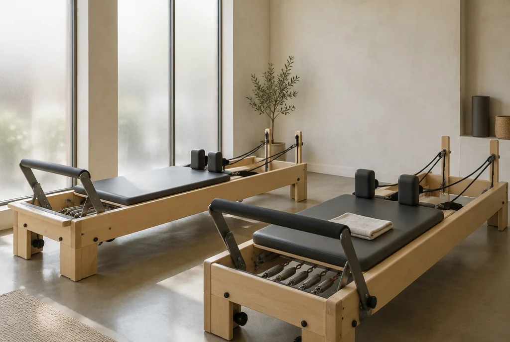 A light-filled Pilates studio ready to welcome its first clients